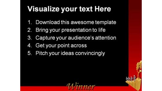 Winner01 Competition PowerPoint Templates And PowerPoint Backgrounds 0711