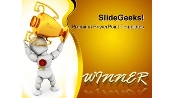 Winner Business PowerPoint Templates And PowerPoint Backgrounds 0211