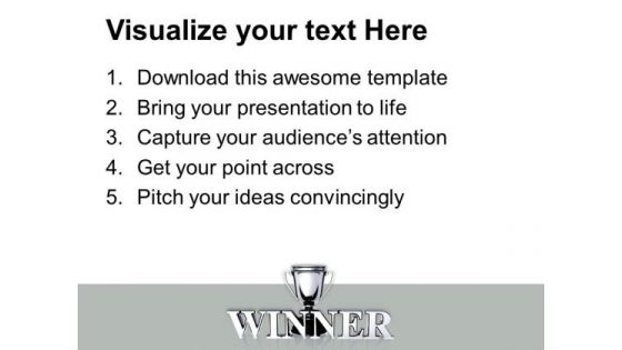 Winner Champion Success PowerPoint Templates And PowerPoint Themes 0912