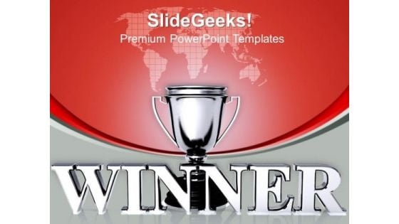 Winner Champion Success PowerPoint Templates And PowerPoint Themes 0912