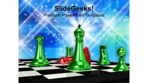 Winner Defeats Red King Leadership PowerPoint Templates And PowerPoint Themes 1112 Winner Defeats Red King Leadership PowerPoint Templates And PowerPoint Themes 1112