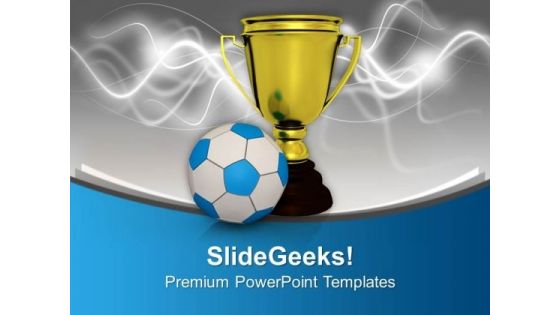 Winner Of Football Game PowerPoint Templates Ppt Backgrounds For Slides 0113