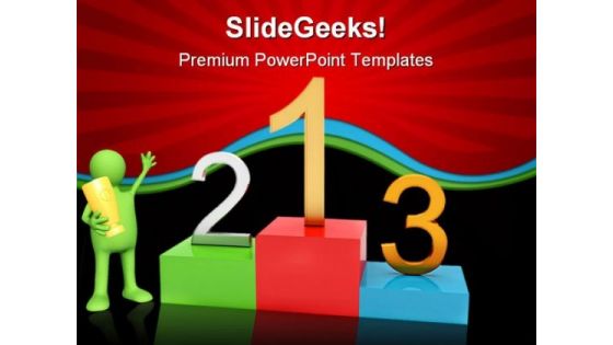 Winner Sports PowerPoint Templates And PowerPoint Backgrounds 0411
