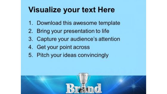 Winner Trophy Champion Success PowerPoint Templates And PowerPoint Themes 0712