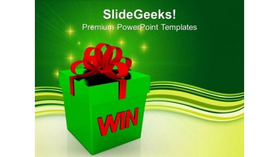 Winner Will Get Rewards Game Theme PowerPoint Templates Ppt Backgrounds For Slides 0413