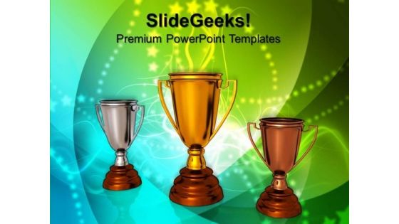 Winners Trophy Competition PowerPoint Templates And PowerPoint Themes 0712