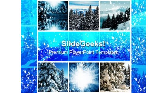 Winter Collage Holidays PowerPoint Themes And PowerPoint Slides 0811