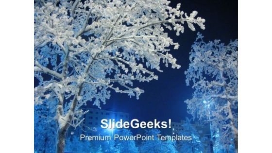 Winter Comes With Lot Of Snow PowerPoint Templates Ppt Backgrounds For Slides 0613