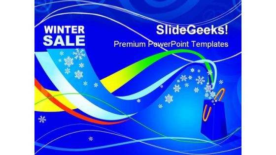 Winter Shopping Sales PowerPoint Themes And PowerPoint Slides 0411