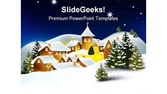 Winter Town Festival PowerPoint Themes And PowerPoint Slides 0811 Winter Town Festival PowerPoint Themes And PowerPoint Slides 0811