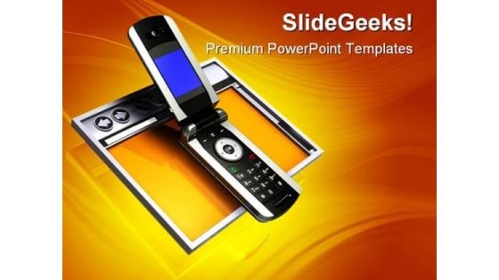 Wireless Browser Internet PowerPoint Templates And PowerPoint Backgrounds 0711