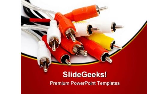 Wires Connection Industrial PowerPoint Themes And PowerPoint Slides 0311