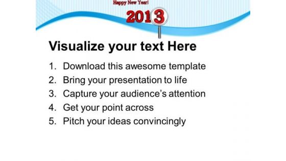 Wish Happy New Year PowerPoint Templates Ppt Backgrounds For Slides 0513