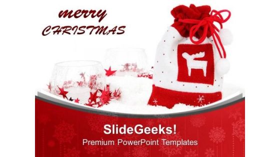 Wish Merry Christmas To All PowerPoint Templates Ppt Backgrounds For Slides 0613