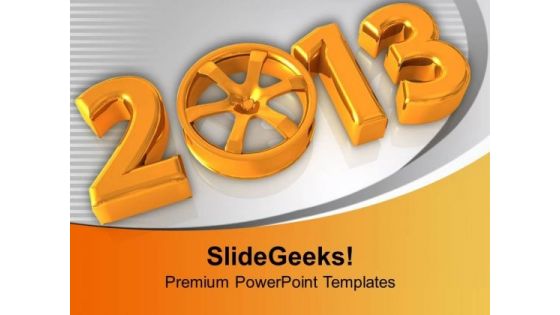 Wishes For This New Year Celebration PowerPoint Templates Ppt Backgrounds For Slides 0413