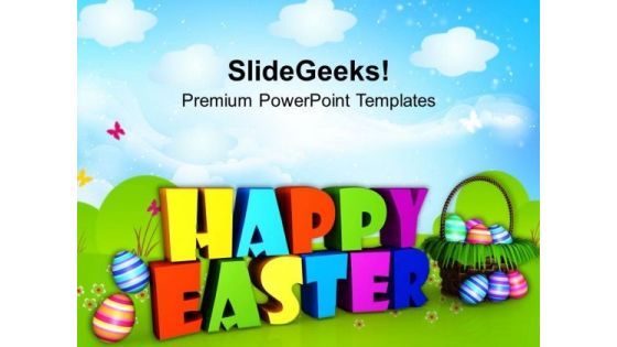 Wishing Happy Easter Wishes PowerPoint Templates Ppt Backgrounds For Slides 0313