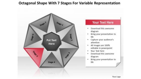 With 7 Stages For Variable Representation Ppt Format Business Plan PowerPoint Templates