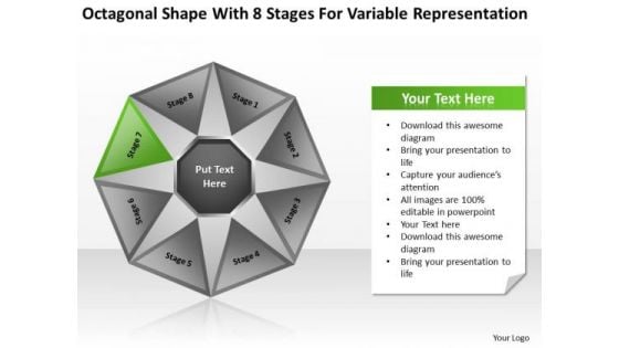 With 8 Stages For Variable Representation Ppt Business Plan Consulting PowerPoint Templates