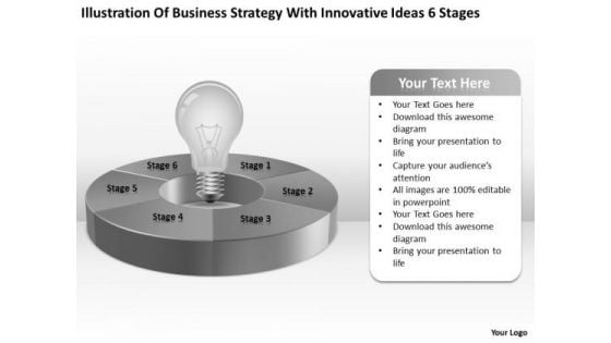 With Innovative Ideas 6 Stages Ppt 1 Free Simple Business Plan Template PowerPoint Templates