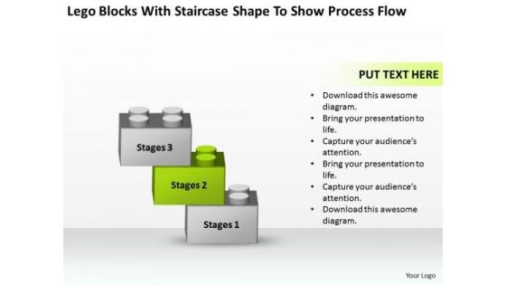 With Staircase Shape To Show Process Flow Ppt Executive Summary Business Plan PowerPoint Slides