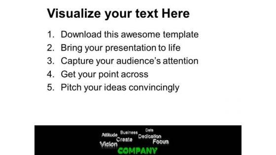 Words To Define A Company Business PowerPoint Templates And PowerPoint Themes 0812