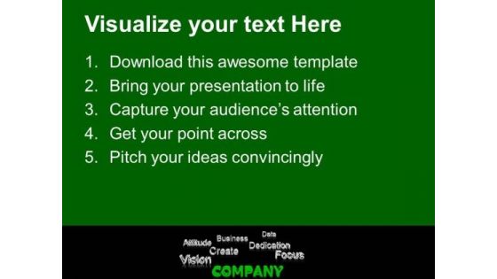 Words To Define A Company Business PowerPoint Templates And PowerPoint Themes 0812