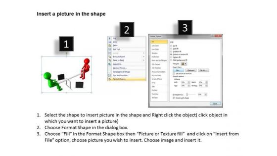 Work Flow Business Process Diagram Seesaw PowerPoint Presentaticoncept Slides