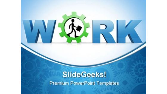 Work Indusrialpeople PowerPoint Template 0910