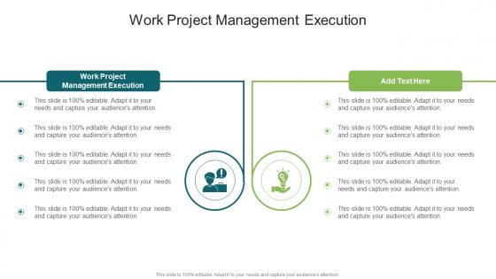 Work Project Management Execution In Powerpoint And Google Slides Cpb