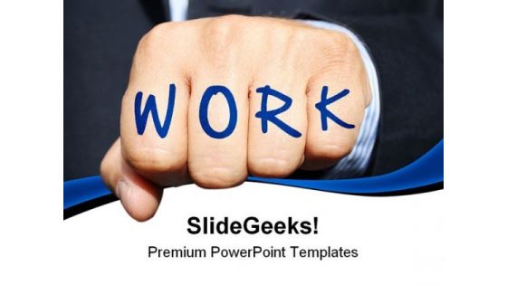 Work Written On Hand Abstract PowerPoint Templates And PowerPoint Backgrounds 0911