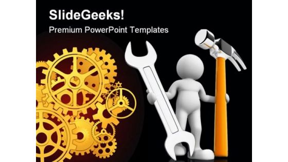 Worker Industrial PowerPoint Themes And PowerPoint Slides 0511