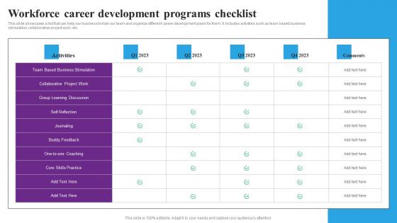 Workforce Career Development Strategic Approaches To Streamline Slides Pdf Workforce Career Development Strategic Approaches To Streamline Slides Pdf