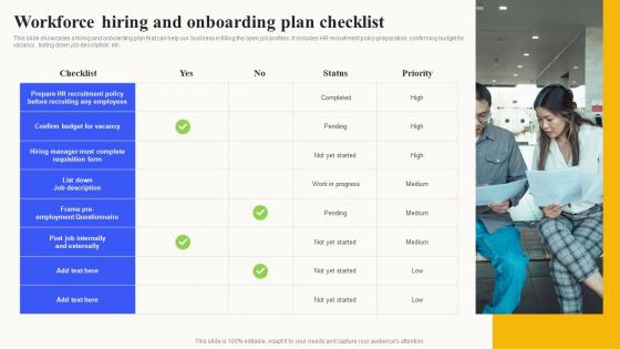 Workforce Hiring And Onboarding Planned Workforce Enhancement Graphics Pdf