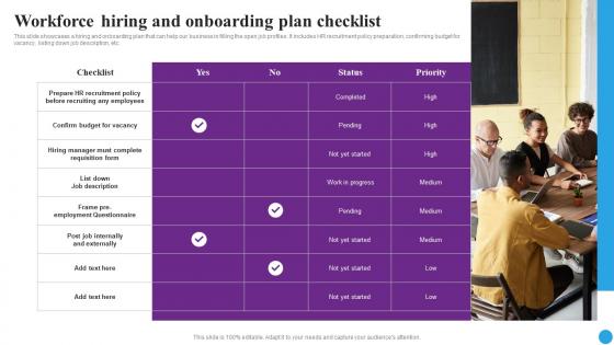 Workforce Hiring And Onboarding Strategic Approaches To Streamline Information Pdf