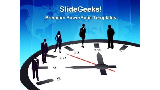 Working Hours Business PowerPoint Themes And PowerPoint Slides 0311