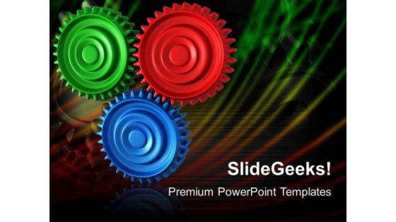 Working In Tandem Gears Process Industrial PowerPoint Templates And PowerPoint Themes 0512 Working In Tandem Gears Process Industrial PowerPoint Templates And PowerPoint Themes 0512