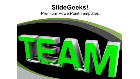 Working In Team Teamwork Concept PowerPoint Templates Ppt Backgrounds For Slides 0413