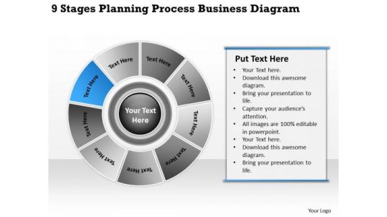 World Business PowerPoint Templates Diagram Of Plan