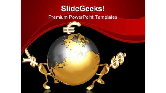 World Currency Globe PowerPoint Templates And PowerPoint Backgrounds 0511