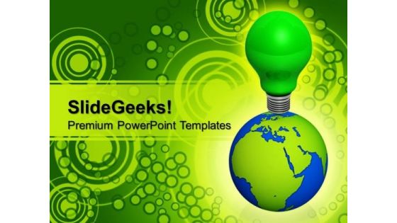 World Eco Idea Go Green PowerPoint Templates And PowerPoint Themes 0912