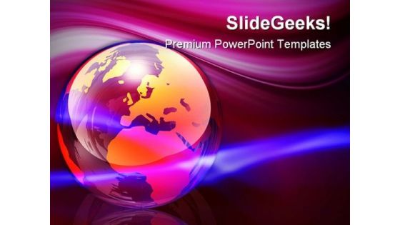 World Energy Globe PowerPoint Templates And PowerPoint Backgrounds 0211