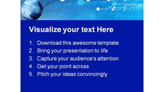 World Globe Abstract PowerPoint Themes And PowerPoint Slides 0611