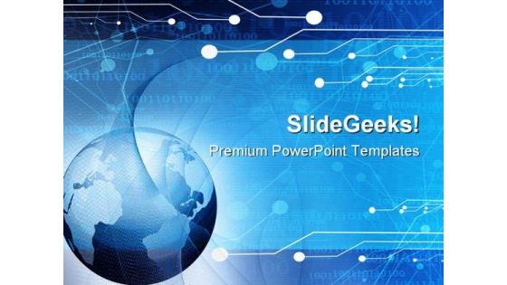 World Globe Abstract PowerPoint Themes And PowerPoint Slides 0611