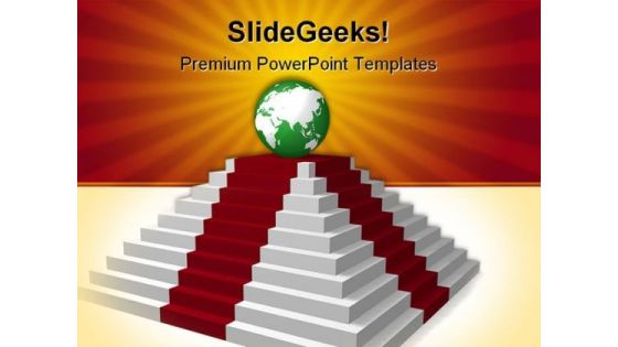 World Globe On A Pedestal Success PowerPoint Templates And PowerPoint Backgrounds 0311 World Globe On A Pedestal Success PowerPoint Templates And PowerPoint Backgrounds 0311
