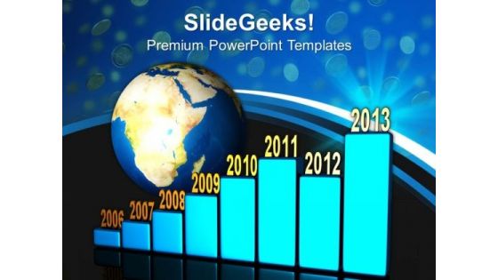 World Globe Time Concept Business PowerPoint Templates And PowerPoint Themes 0812