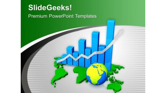 World Growth Graph PowerPoint Templates Ppt Backgrounds For Slides 0713 World Growth Graph PowerPoint Templates Ppt Backgrounds For Slides 0713