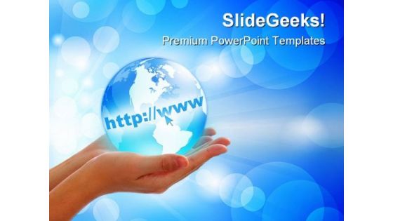 World In Hand Environment PowerPoint Templates And PowerPoint Backgrounds 0311