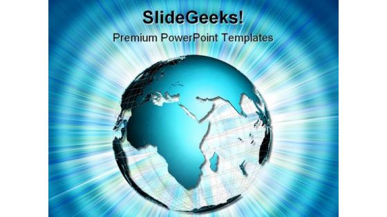 World In Rays Global PowerPoint Themes And PowerPoint Slides 0711