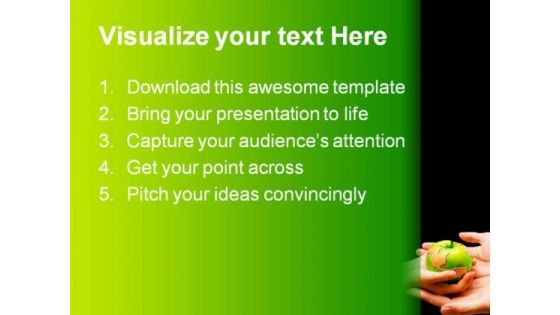 World In Your Hand Global PowerPoint Themes And PowerPoint Slides 0511