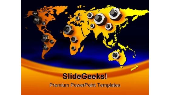 World Map01 Business People PowerPoint Template 0810 World Map01 Business People PowerPoint Template 0810